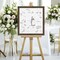 Regis Signature Mat Picture Frame, Photo Frame Wedding Guest Book Alternative, Autograph Picture Mat for Signature Board, Wedding Celebrations Graduations Support Encouragement or Retirement